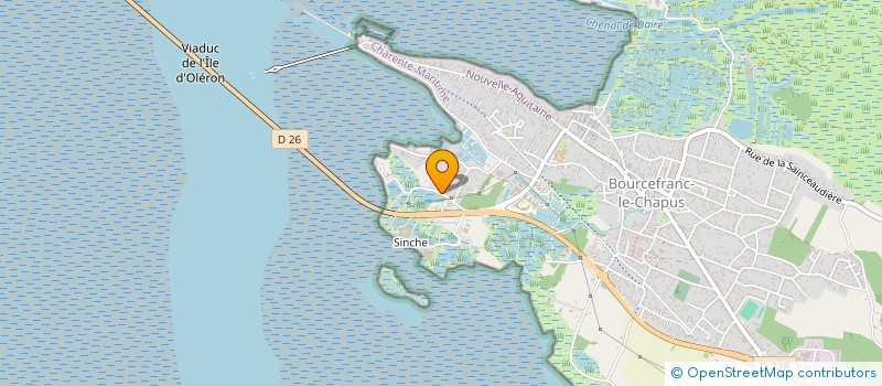 localisation de l'entreprise EARL HUITRES VERNET  BOURCEFRANC-LE-CHAPUS