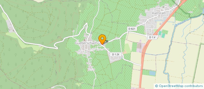 localisation de l'entreprise EARL HUMBRECHT TRAPP  GUEBERSCHWIHR