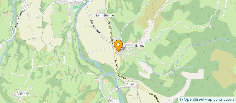 localisation de l'entreprise EARL IAGOEN  SAUGUIS-SAINT-ETIENNE