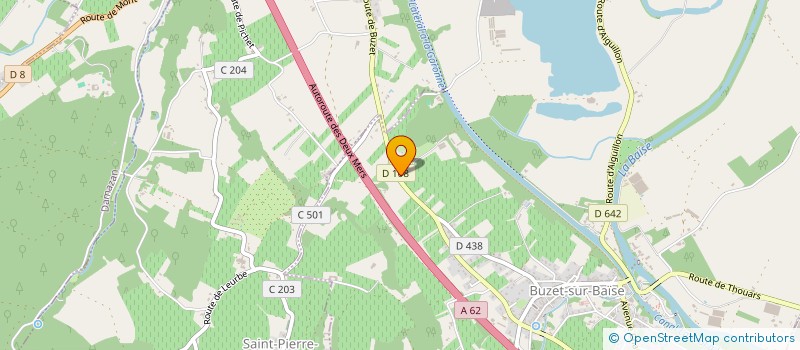 localisation de l'entreprise EARL IB2S  BUZET-SUR-BAISE