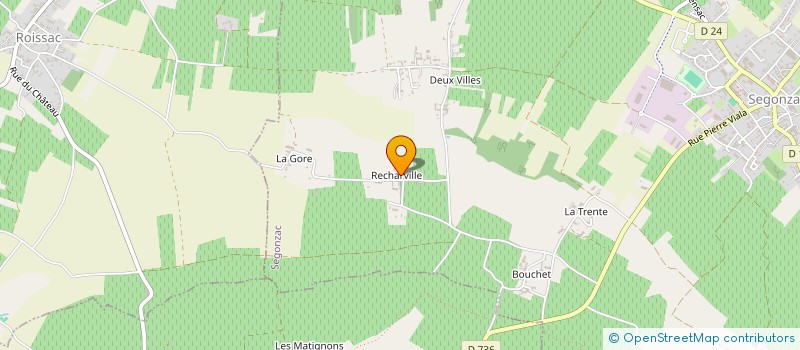 localisation de l'entreprise EARL IL ELLES à SEGONZAC