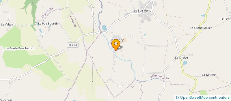 localisation de l'entreprise EARL IMBAULT  SAINT-SATURNIN