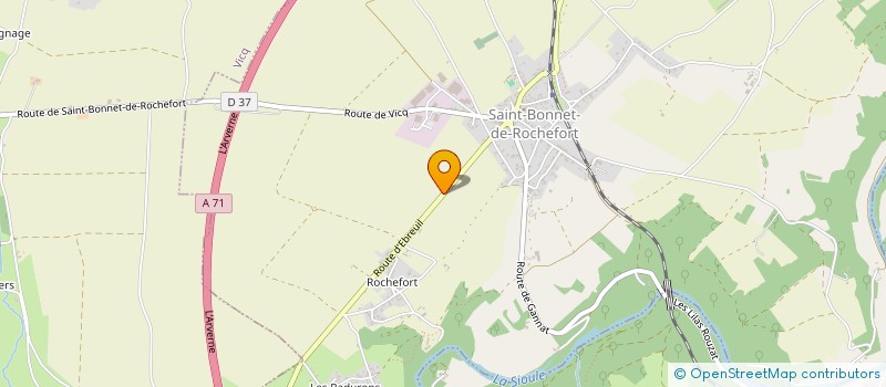 localisation de l'entreprise EARL IMBERT à SAINT-BONNET-DE-ROCHEFORT