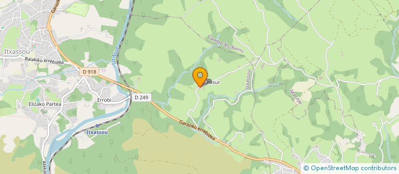 localisation de l'entreprise EARL IRIQUIN  ITXASSOU