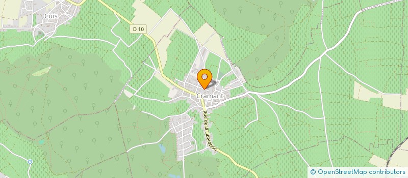 localisation de l'entreprise EARL ISABELLE DIEBOLT à CRAMANT