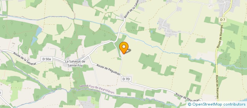 localisation de l'entreprise EARL ISTRIA  SAINT-THOMAS