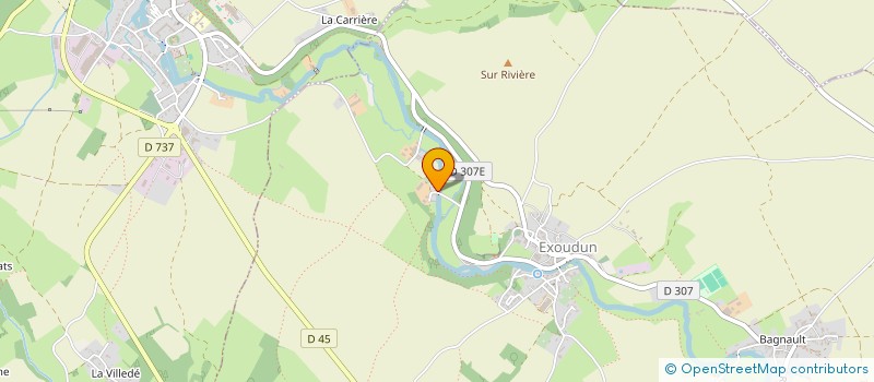 localisation de l'entreprise EARL IZARNAY  EXOUDUN