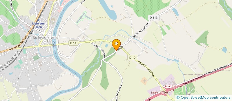 localisation de l'entreprise EARL J ET B AUQUE à GAILLAC