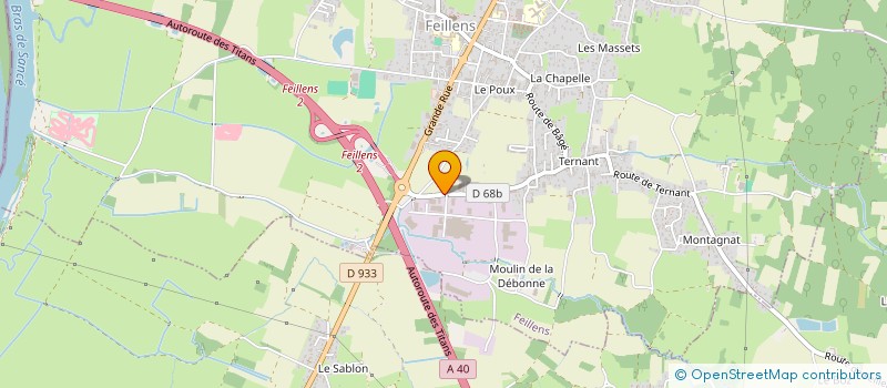 localisation de l'entreprise EARL J.P.L. à FEILLENS