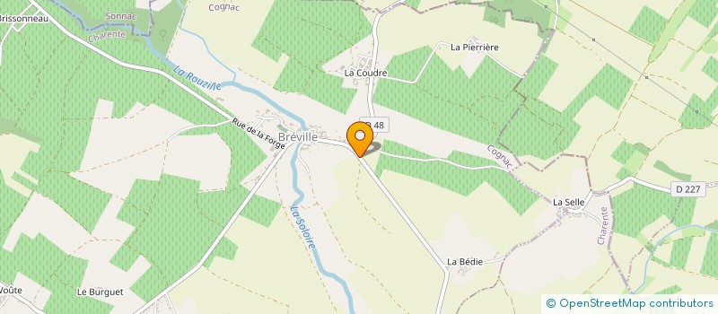 localisation de l'entreprise EARL J'Y CROIS à BREVILLE