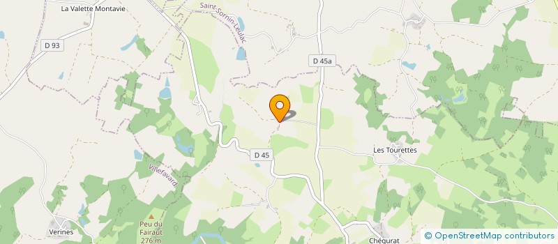 localisation de l'entreprise EARL JABAUD à CHATEAUPONSAC