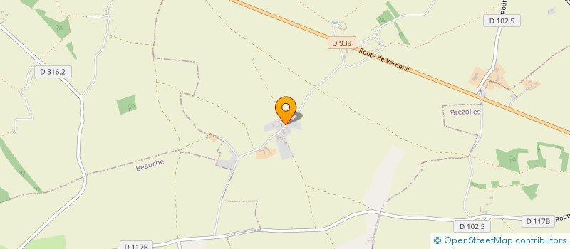 localisation de l'entreprise EARL JACKY GUEZENNEC à FESSANVILLIERS-MATTANVILLIERS