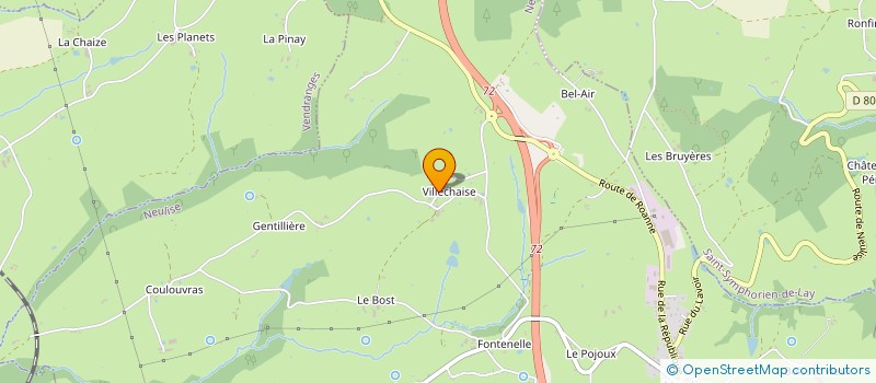 localisation de l'entreprise EARL JACQUEMOND PATRICE  NEULISE