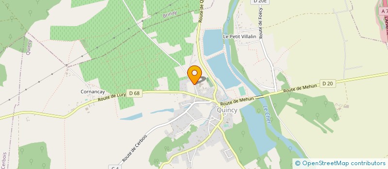 localisation de l'entreprise EARL JACQUES ROUZE  QUINCY