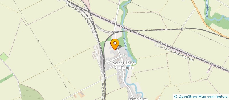 localisation de l'entreprise EARL JACQUIER  SAINT-HILAIRE-AU-TEMPLE
