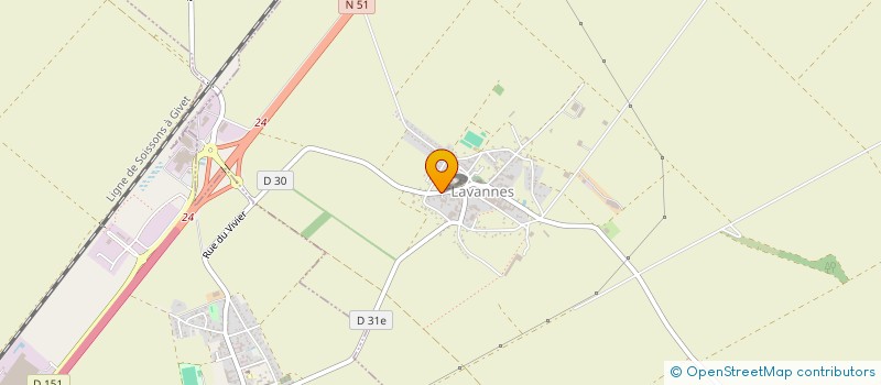 localisation de l'entreprise EARL JACTAT MAYOT à LAVANNES