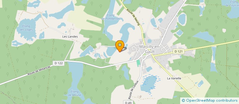 localisation de l'entreprise EARL JAFFRE ET FILS  LA MAROLLE-EN-SOLOGNE