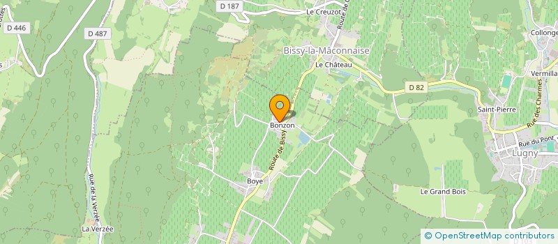 localisation de l'entreprise EARL JAILLET à SAINT-GENGOUX-DE-SCISSE