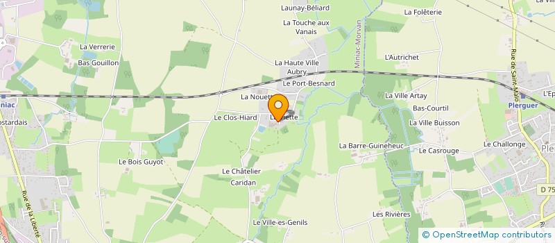 localisation de l'entreprise EARL JAMBON à MINIAC-MORVAN