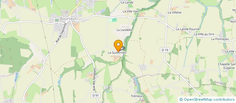 localisation de l'entreprise EARL JAN  BOURSEUL