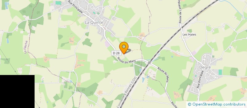 localisation de l'entreprise EARL JARDIN FRANCK  CHAUFOUR NOTRE DAME