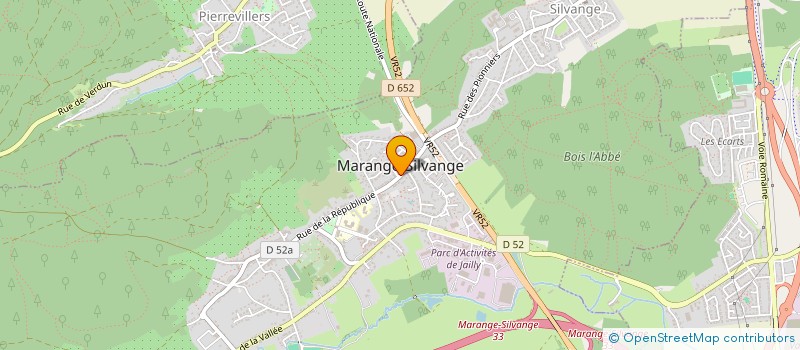 localisation de l'entreprise EARL JARDINS DE L ABANI  MARANGE-SILVANGE