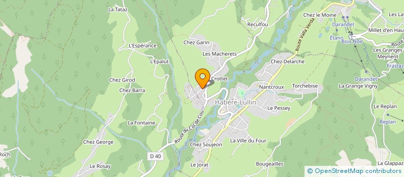localisation de l'entreprise EARL JARDINS DE MONTAGNE à HABERE-LULLIN