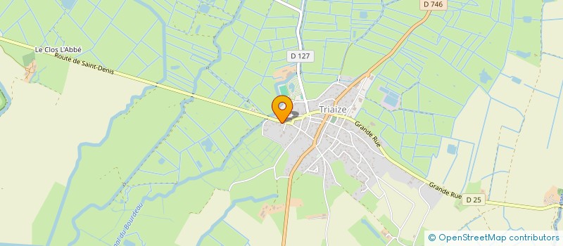 localisation de l'entreprise EARL JARNY  TRIAIZE