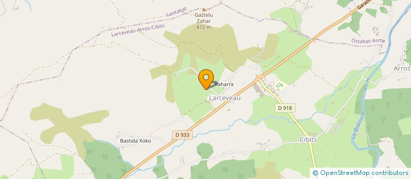 localisation de l'entreprise EARL JAUBEIHEITIA à MASPARRAUTE
