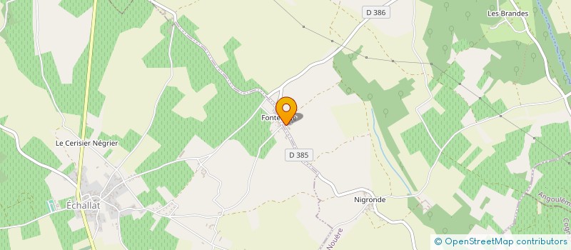 localisation de l'entreprise EARL JAUMARD à ECHALLAT