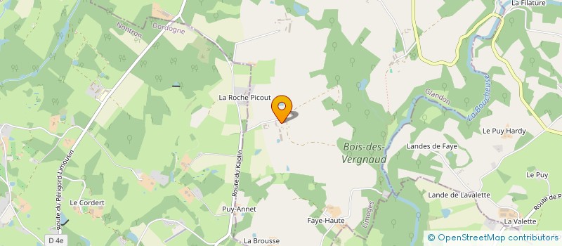 localisation de l'entreprise EARL JAYAT à GLANDON