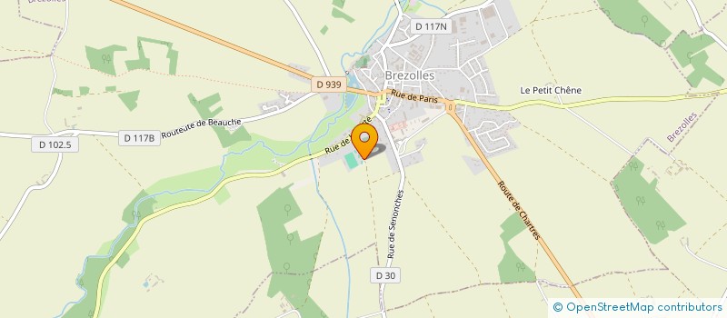 localisation de l'entreprise EARL JCI à BREZOLLES