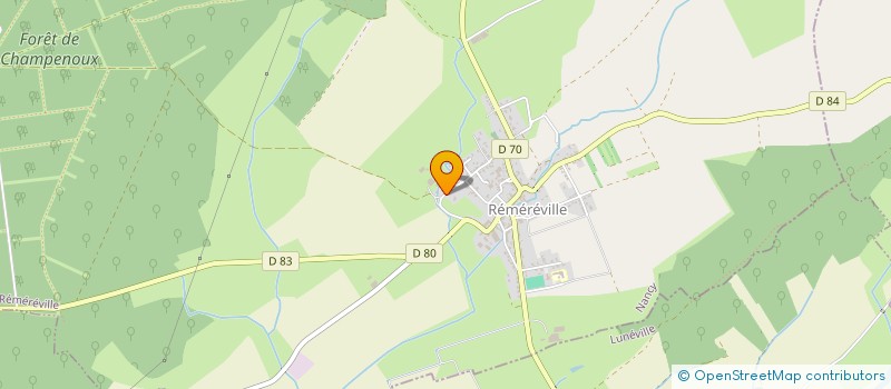 localisation de l'entreprise EARL JDR  REMEREVILLE