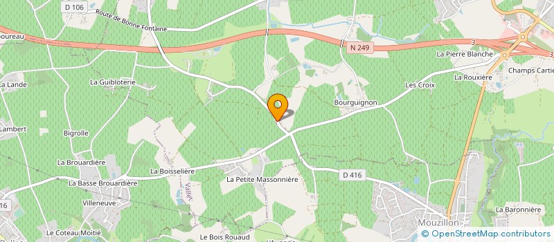 localisation de l'entreprise EARL JEAN AUBRON à VALLET
