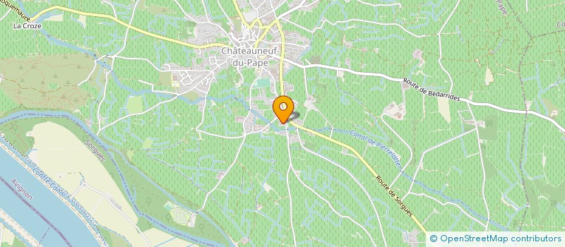 localisation de l'entreprise EARL JEAN ET JEAN-PAUL VERSINO  CHATEAUNEUF-DU-PAPE