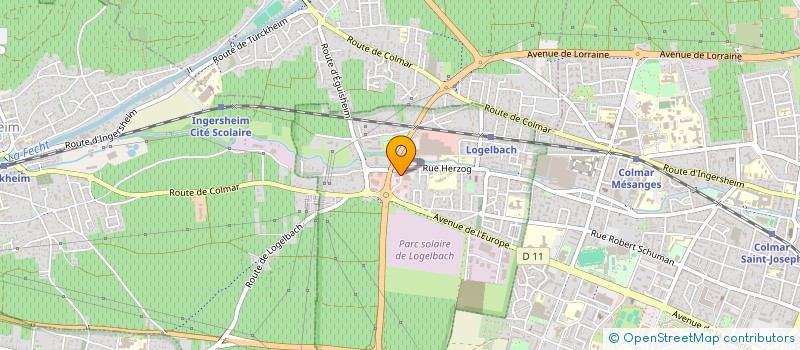 localisation de l'entreprise EARL JEAN LOUIS SCHOEPFER  WETTOLSHEIM