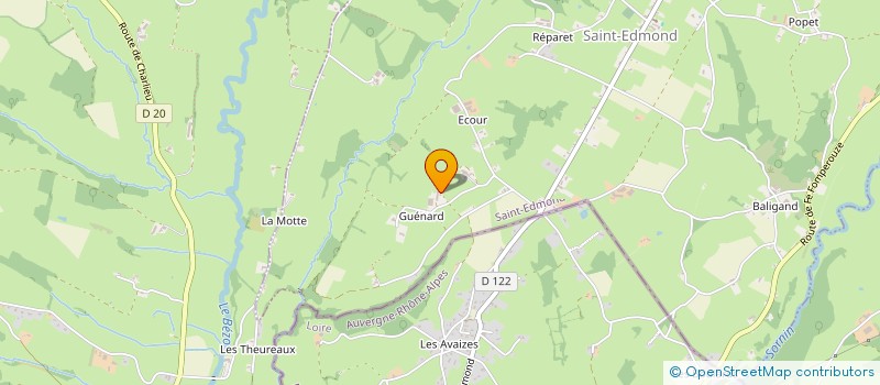 localisation de l'entreprise EARL JEAN-LUC ALIX  SAINT-EDMOND