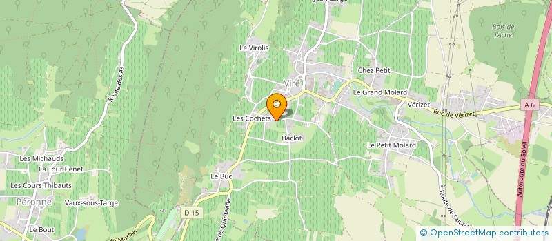 localisation de l'entreprise EARL JEAN-MARIE CHALAND à VIRE