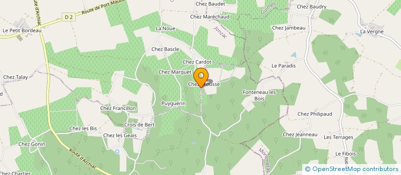 localisation de l'entreprise EARL JEAN PIERRE PERRAUD à SAINTE-LHEURINE