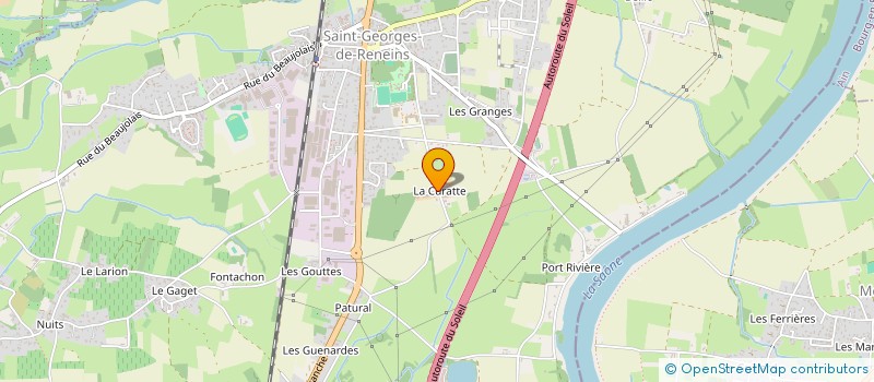 localisation de l'entreprise EARL JEAN PIGNARD à SAINT-GEORGES-DE-RENEINS