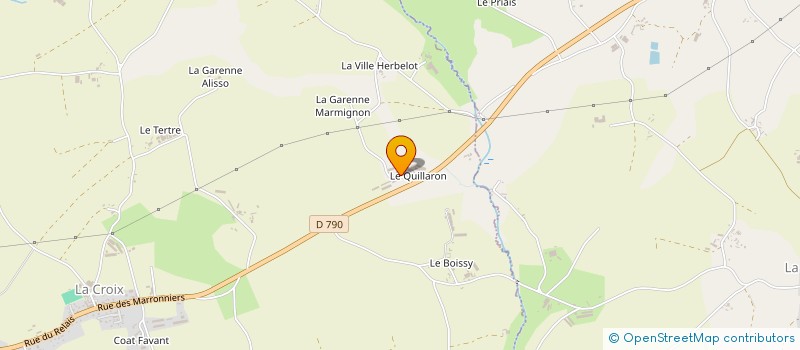 localisation de l'entreprise EARL JEAN RENE CHARLES à LE HAUT-CORLAY