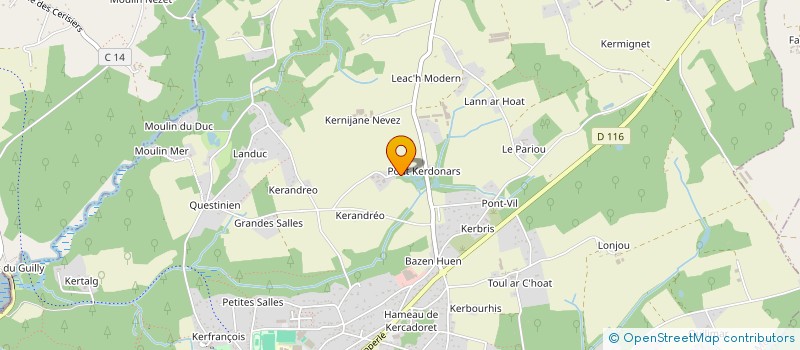 localisation de l'entreprise EARL JEANNET à MOELAN-SUR-MER