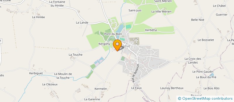 localisation de l'entreprise EARL JEGARD JULIEN à TREVE