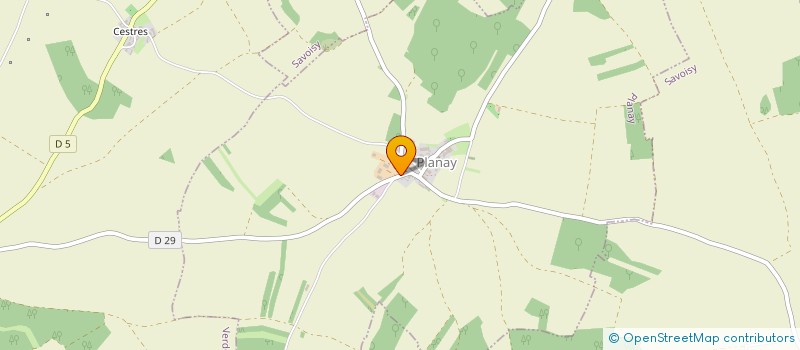 localisation de l'entreprise EARL JEROME COUCHENEY  PLANAY