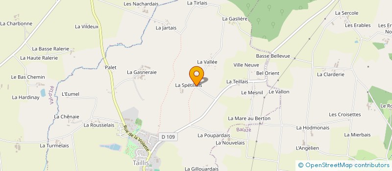 localisation de l'entreprise EARL JEZEQUEL  TAILLIS