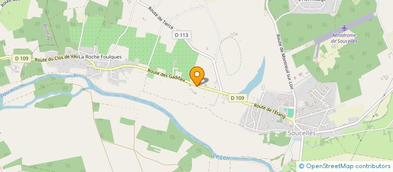 localisation de l'entreprise EARL JLB DU BRETEAU  RIVES-DU-LOIR-EN-ANJOU