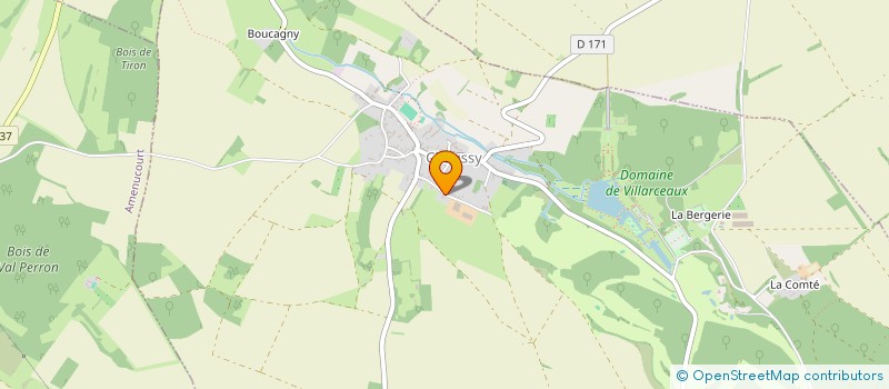 localisation de l'entreprise EARL JM SARAZIN à CHAUSSY