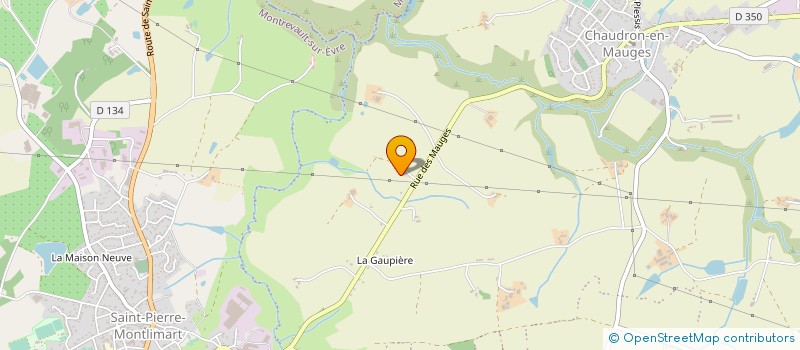 localisation de l'entreprise EARL JMF PITON à MONTREVAULT-SUR-EVRE