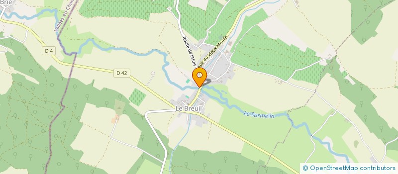 localisation de l'entreprise EARL JOBERT MOUTARDIER à LE BREUIL