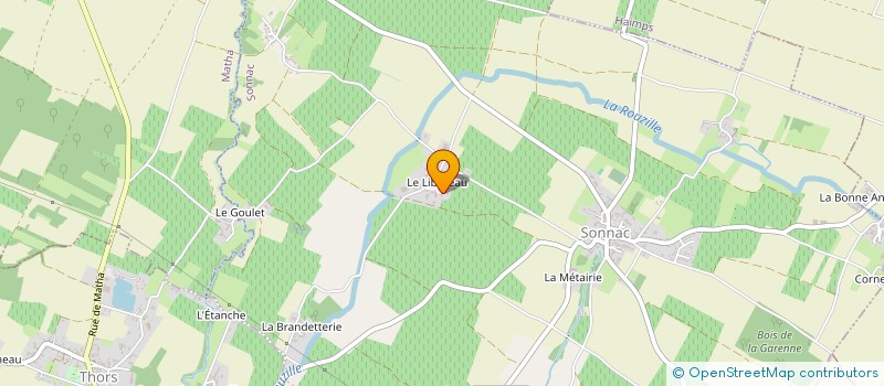 localisation de l'entreprise EARL JOCE à SONNAC